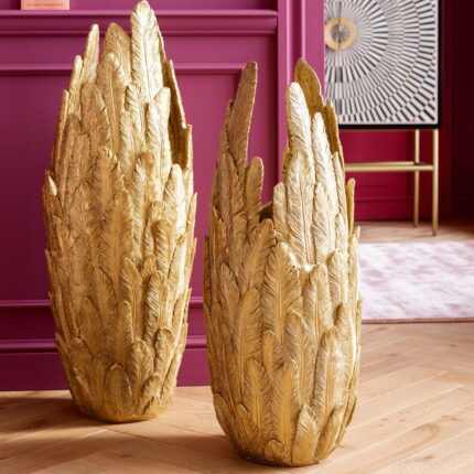 Vaza Feathers Aurie 80cm