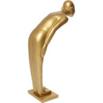 Figurină decorativă Welcome Guest auriu XL 162 cm