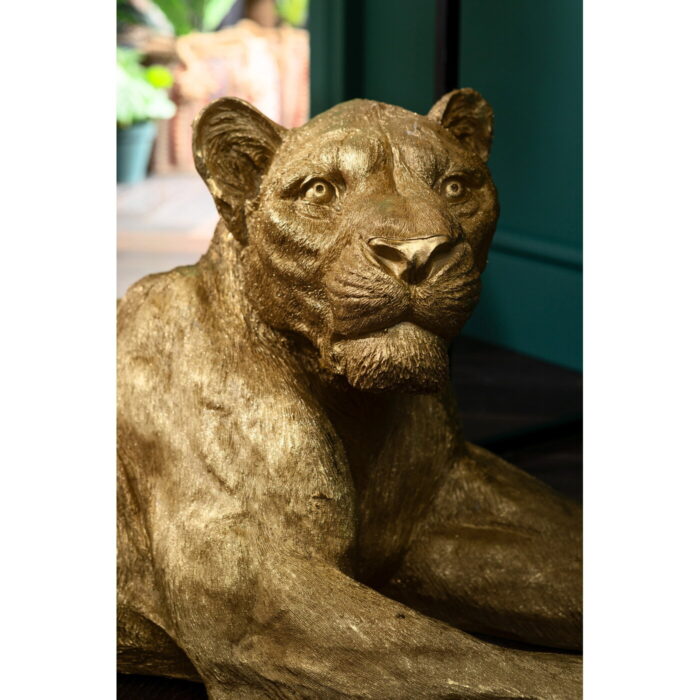 Obiect decorativ Lion Auriu