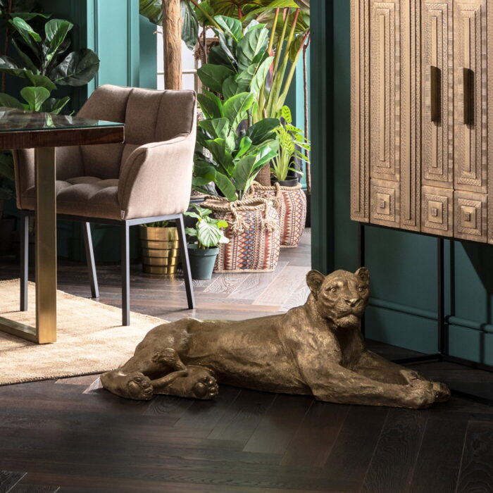 Obiect decorativ Lion Auriu