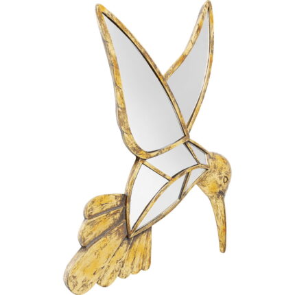 Decoratiune de perete cu oglinda Hummingbird