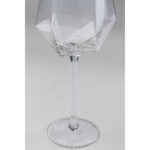 Pahar de vin Diamond Auriu Rim