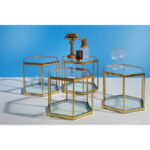 Pahar de vin Diamond Auriu Rim