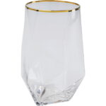 Pahar diverse bauturi Diamond Auriu Rim