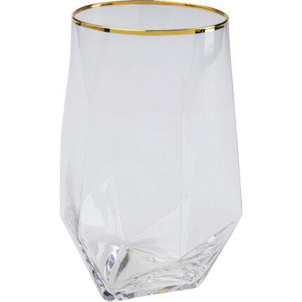 Pahar diverse bauturi Diamond Auriu Rim