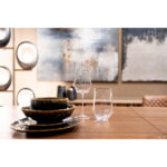 Pahar diverse bauturi Diamond Auriu Rim