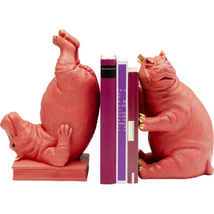Suport de carti Hippo Roz (2/Set)