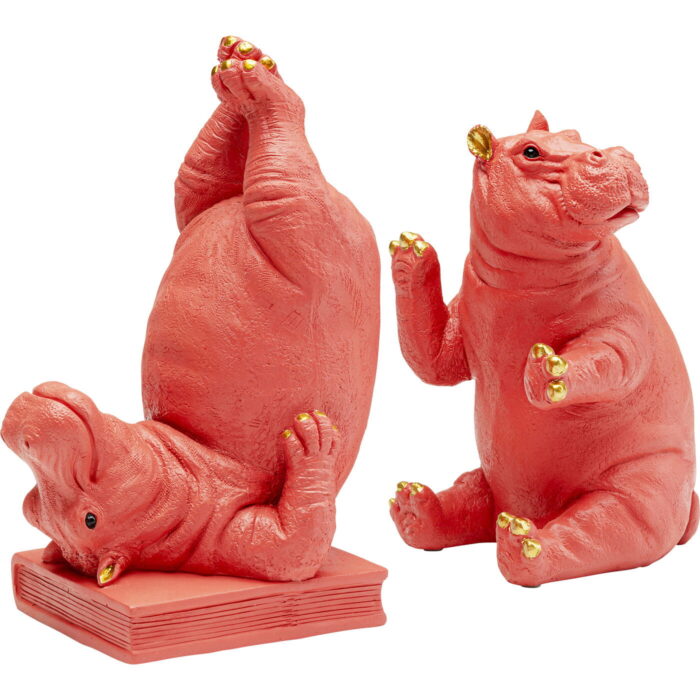 Suport de carti Hippo Roz (2/Set)