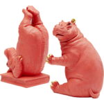 Suport de carti Hippo Roz (2/Set)
