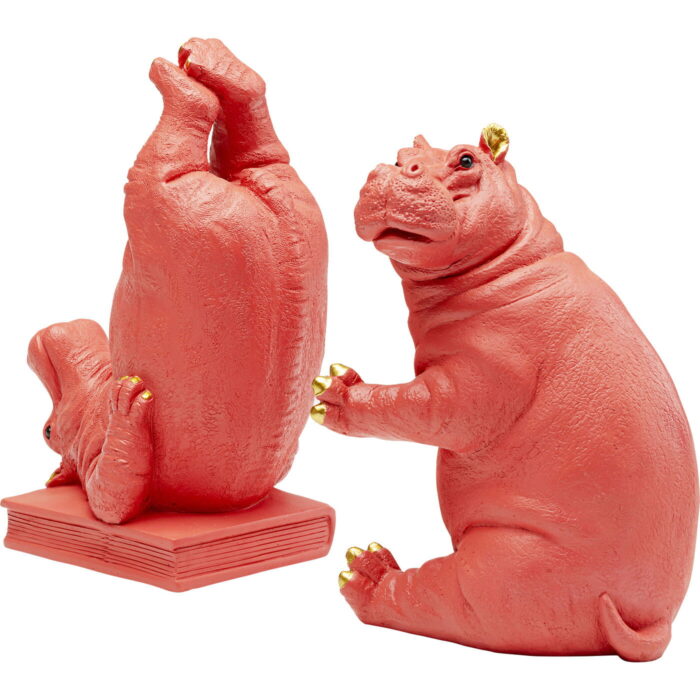 Suport de carti Hippo Roz (2/Set)