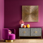 Decoratiune de perete cu rama Illumino 120x120cm