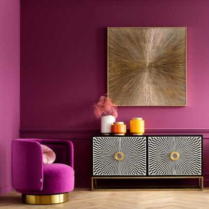 Decoratiune de perete cu rama Illumino 120x120cm