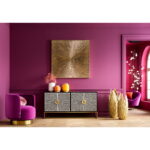 Decoratiune de perete cu rama Illumino 120x120cm