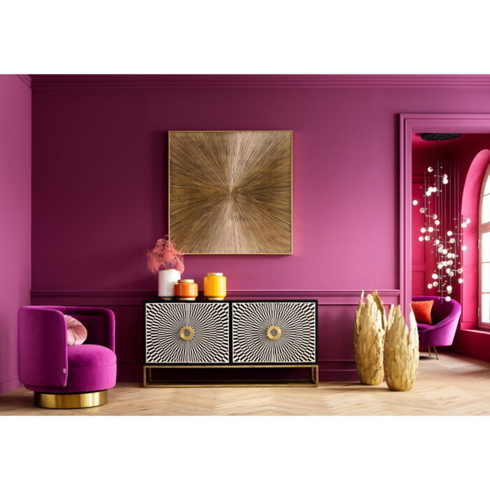 Decoratiune de perete cu rama Illumino 120x120cm