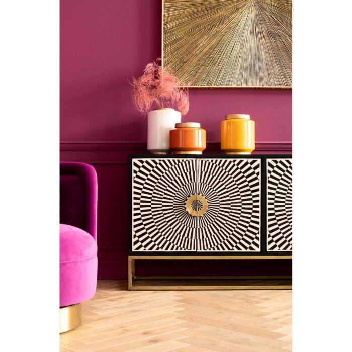 Decoratiune de perete cu rama Illumino 120x120cm