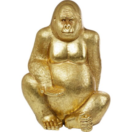 Figurina decorativa Gorilla Auriu XL 180 cm