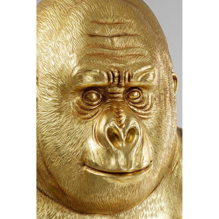 Figurina decorativa Gorilla Auriu XL 180 cm