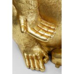 Figurina decorativa Gorilla Auriu XL 180 cm