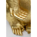 Figurina decorativa Gorilla Auriu XL 180 cm