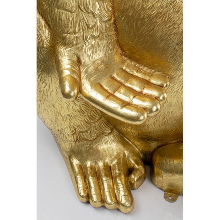 Figurina decorativa Gorilla Auriu XL 180 cm