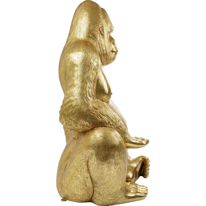 Figurina decorativa Gorilla Auriu XL 180 cm