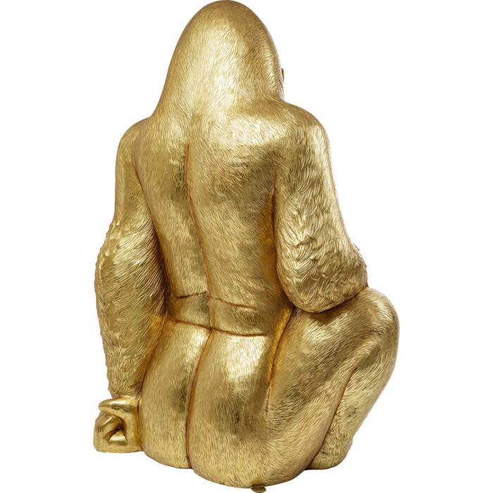 Figurina decorativa Gorilla Auriu XL 180 cm