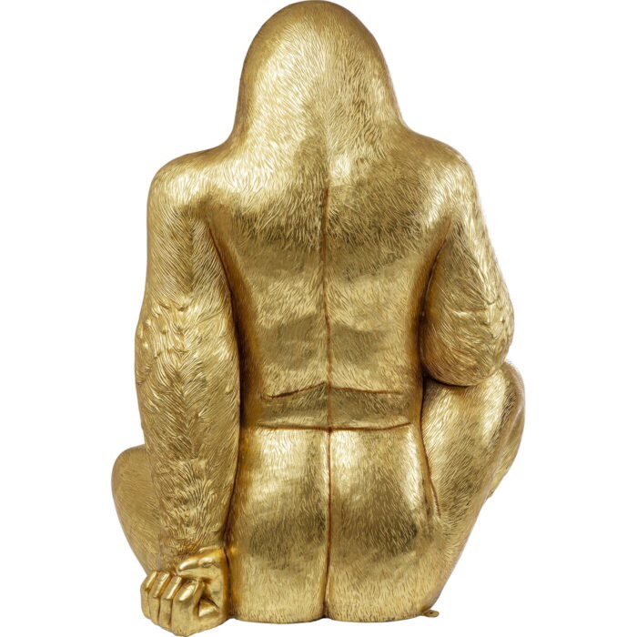 Figurina decorativa Gorilla Auriu XL 180 cm