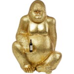 Figurina decorativa Gorilla Auriu XL 180 cm