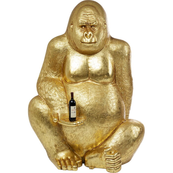 Figurina decorativa Gorilla Auriu XL 180 cm