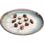 Farfurie Organic Alb/albastra Ø26 cm