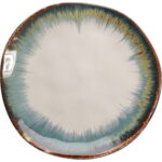 Farfurie Organic alb/albastra Ø20 cm