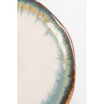 Farfurie Organic alb/albastra Ø20 cm