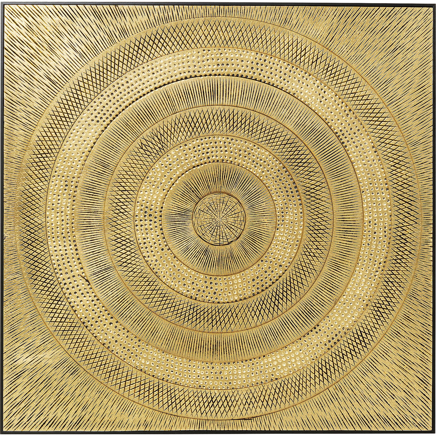 KARE-52766-1400x1400-1.jpg Tablou Art Circle auriu 120x120cm