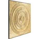 Tablou Art Circle auriu 120x120cm