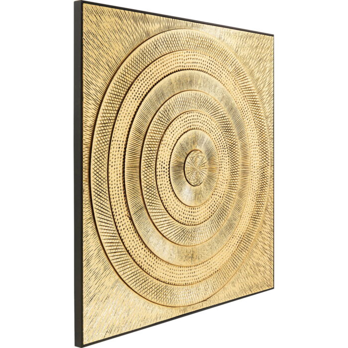 Tablou Art Circle auriu 120x120cm