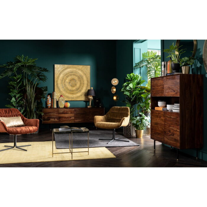 Tablou Art Circle auriu 120x120cm