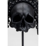 Obiect decorativ King Skull negru 49 cm