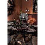Obiect decorativ King Skull negru 49 cm