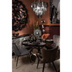 Obiect decorativ King Skull negru 49 cm