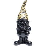 Figurina decorativa Gnome Standing Negru/Auriu 46 cm