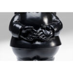 Figurina decorativa Gnome Standing Negru/Auriu 30 cm