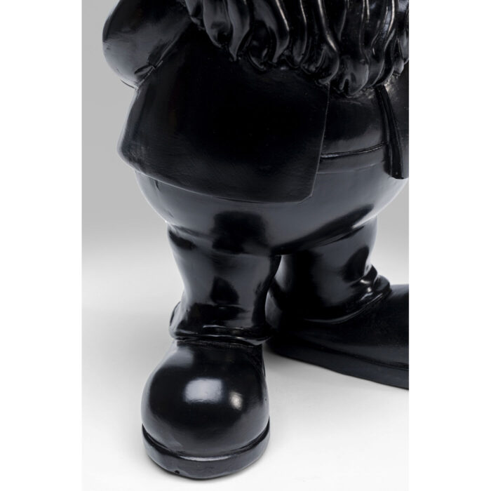 Figurina decorativa Gnome Standing Negru/Auriu 30 cm