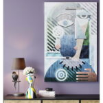 Vaza decorativa Happy Face 43cm