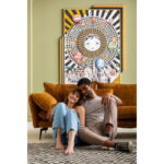 Tablou cu rama Balloons 160x260 cm