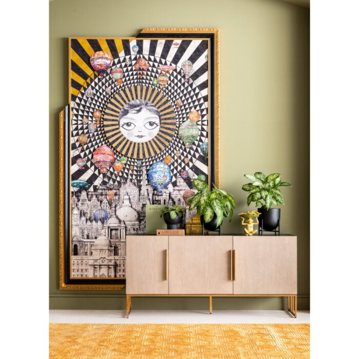 Tablou cu rama Balloons 160x260 cm