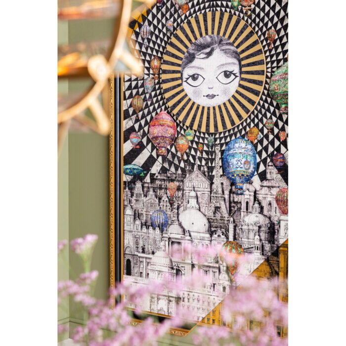 Tablou cu rama Balloons 160x260 cm