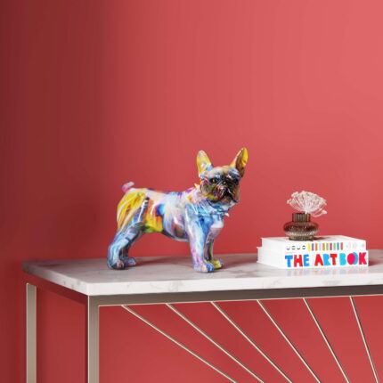 Figurina decorativa Frenchie Colorful