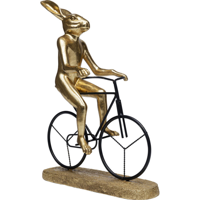 Obiect decorativ Cyclist Rabbit 29 cm