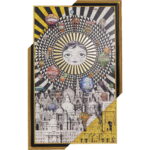 Tablou cu rama Balloons 110x174 cm