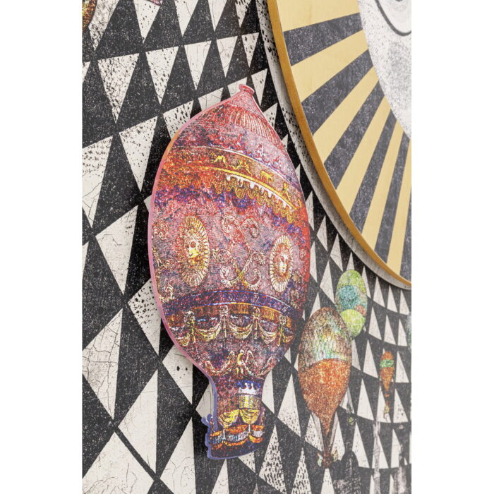 Tablou cu rama Balloons 110x174 cm